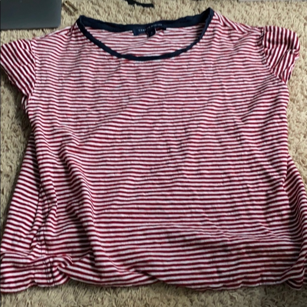 Red, white, blue Tommy Hilfiger shirt